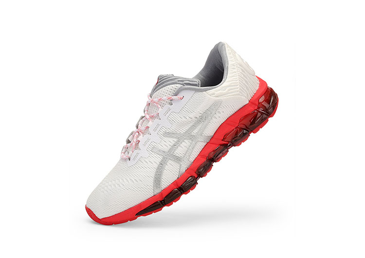 ASICS - QUANTUM - Jacquard Noodles JCQ - White Gray Red - Female - 3