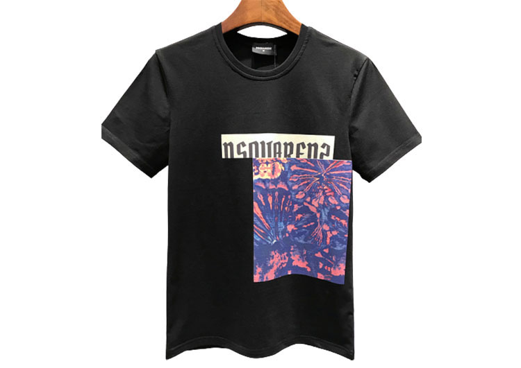 DSQUARED2 TSHIRT MEN SHORT- Black Multi (1)