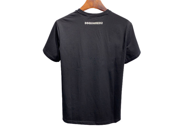 DSQUARED2 TSHIRT MEN SHORT - Black Red & White (2)