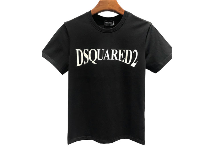 DSQUARED2 TSHIRT MEN SHORT-Black White Code Number (1)
