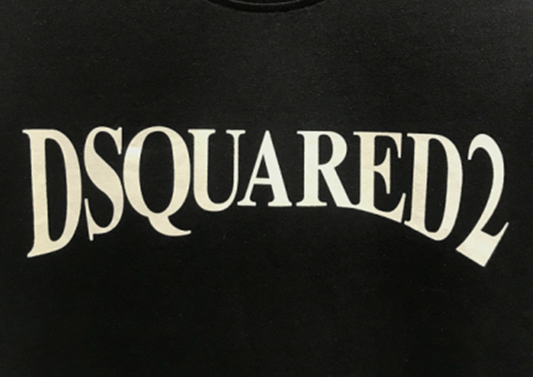 DSQUARED2 TSHIRT MEN SHORT-Black White Code Number (3)