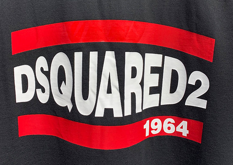 DSQUARED2 TSHIRT MEN SHORT - Black White Red (3)