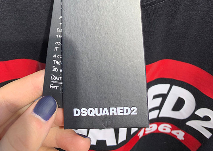 DSQUARED2 TSHIRT MEN SHORT - Black White Red (4)