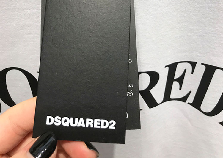 DSQUARED2 TSHIRT MEN SHORT-White Black Code Number (3)