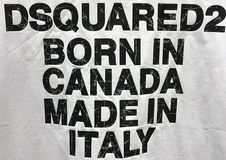DSQUARED2 TSHIRT MEN SHORT- White Black Combo (3)