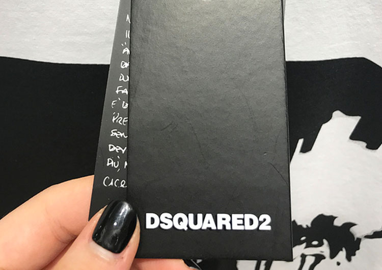 DSQUARED2 TSHIRT MEN SHORT - White and Black Art - 4