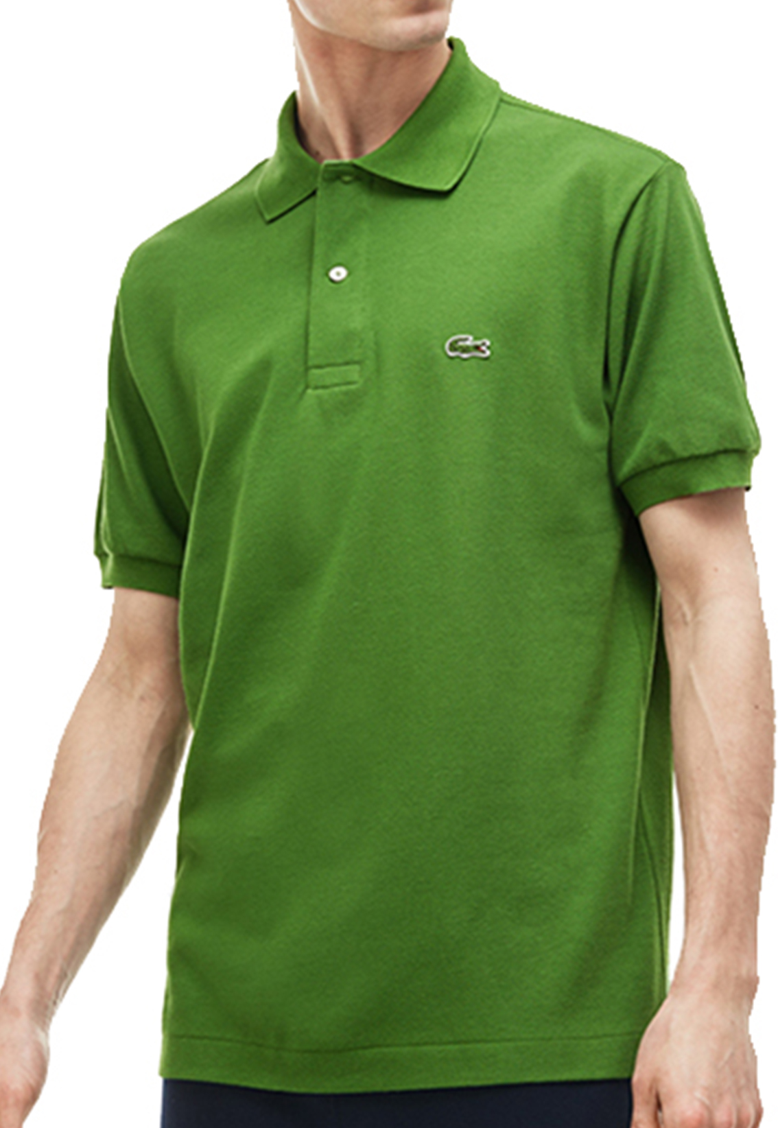 LACSOTE TSHIRT MEN POLO SHORT - Fiji Green (3)