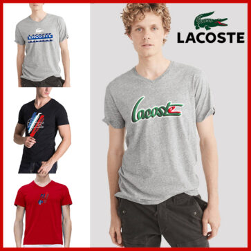 Catalog V-shirts for men LACOSTE