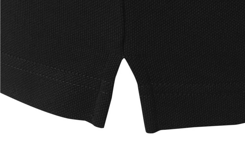 PRADA TSHIRT POLO SHORT MEN - Black & White Blue Border (10)