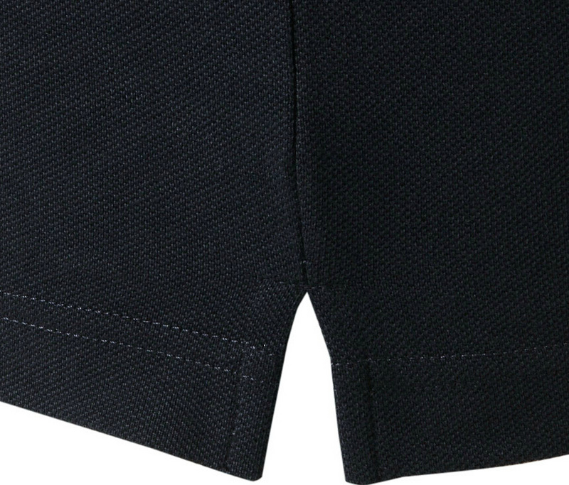 PRADA TSHIRT POLO SHORT MEN - Black & White Blue Border (12)