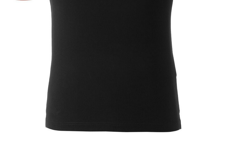 PRADA TSHIRT POLO SHORT MEN - Black & White Red Border (11)