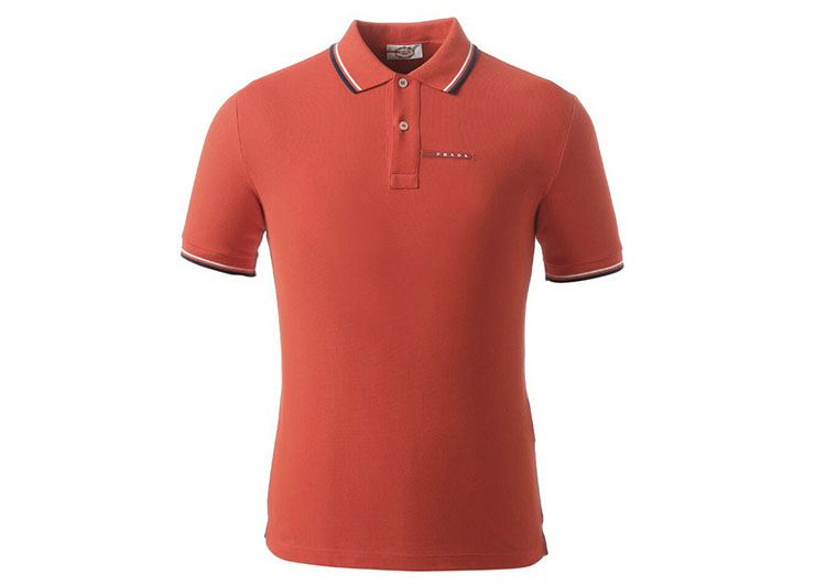 PRADA TSHIRT POLO SHORT MEN - Flamingo (3)