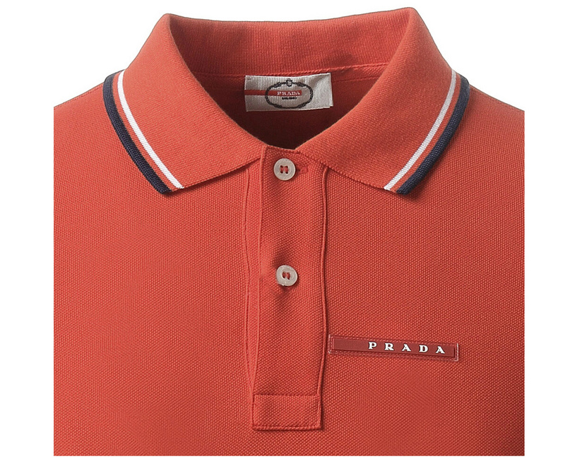 PRADA TSHIRT POLO SHORT MEN - Flamingo (4)