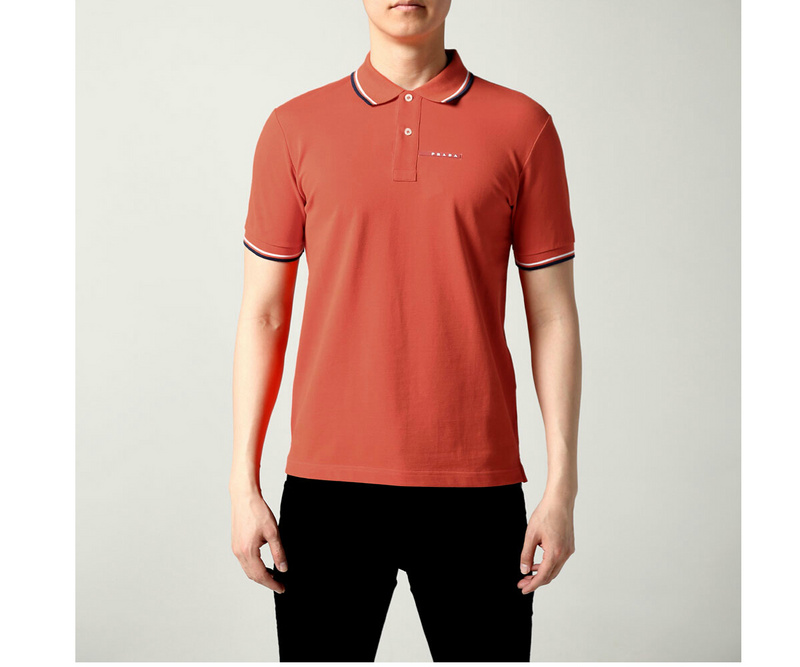 PRADA TSHIRT POLO SHORT MEN - Flamingo (6)