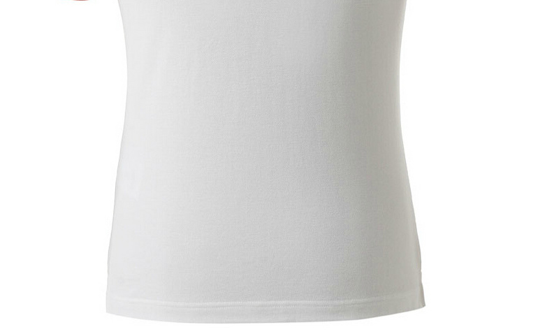 PRADA TSHIRT POLO SHORT MEN - White & Blue Red Border (14)