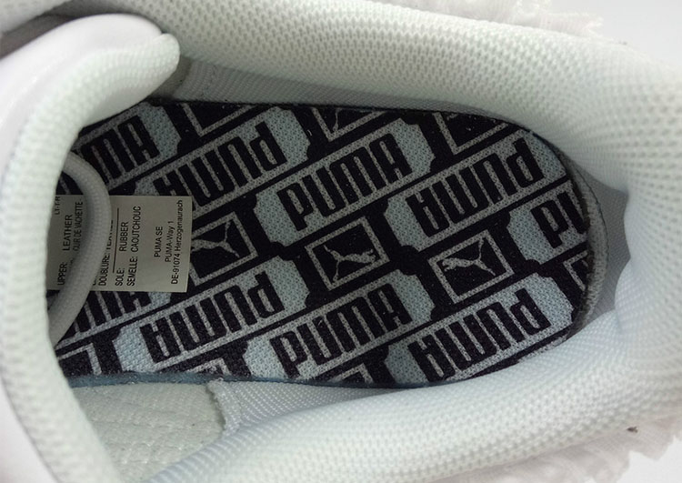 PUMA Basket Lace White Gold Label Casual Sneakers - 1