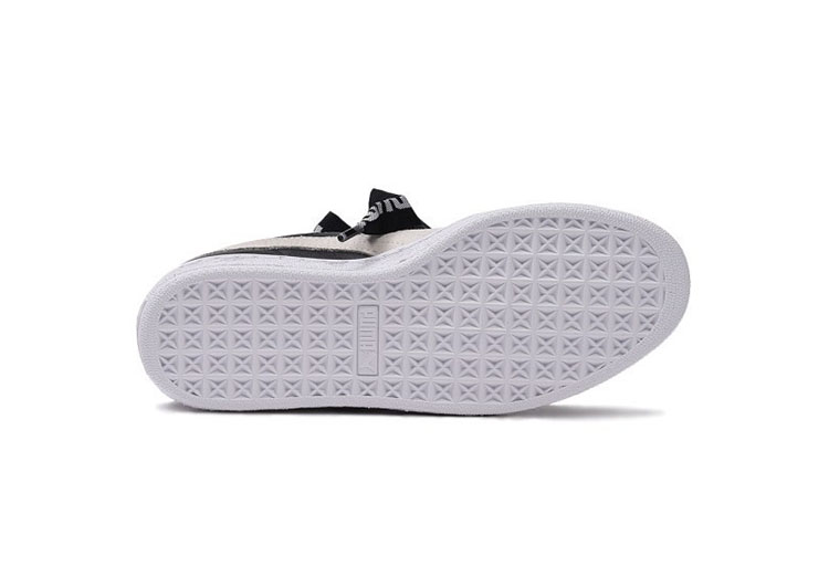 PUMA basket heart rihanna leather -Black and White (10)