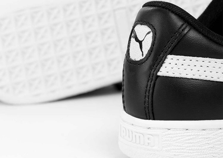 PUMA basket heart rihanna leather -Black and White (6)
