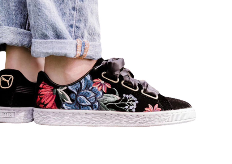 Puma SUEDE Hyper-Black and Alizarin (7)