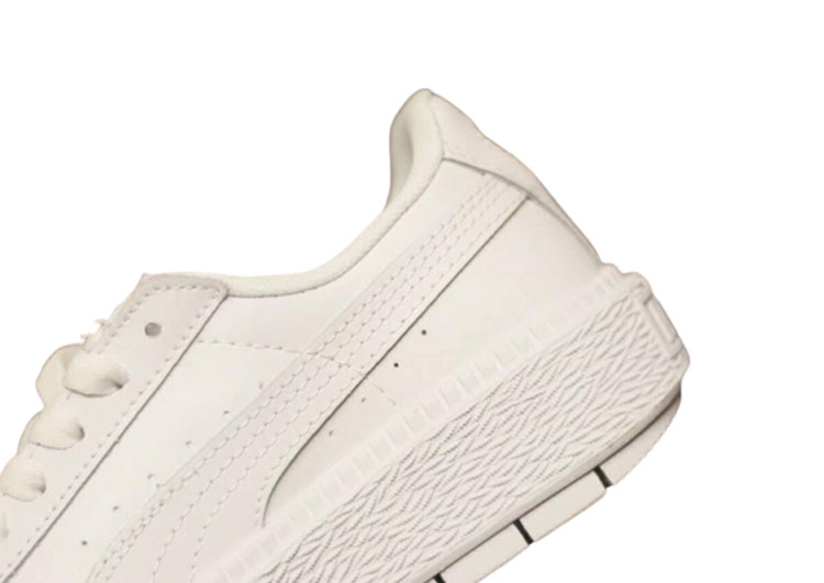 Puma suede platform rihanna platform shoes leather-Iron (10)
