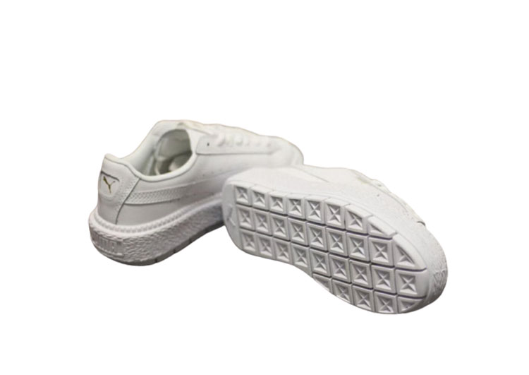Puma suede platform rihanna platform shoes leather-Iron (13)