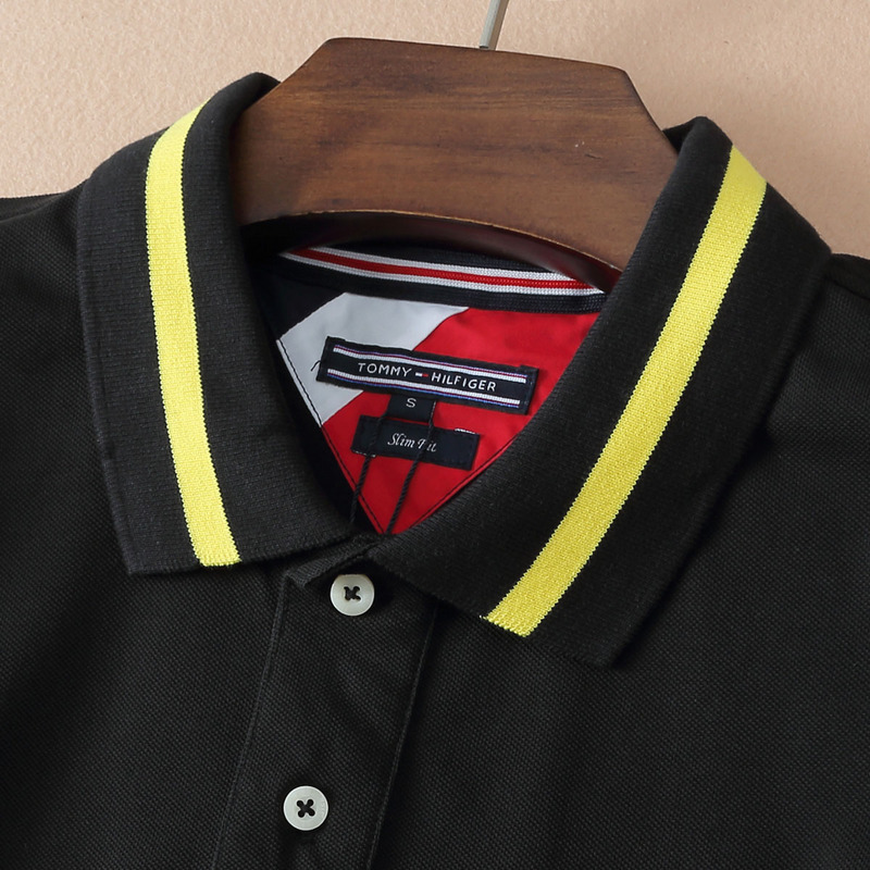 .TOMMY POLO MEN'S TSHIRT - BLACK (3)