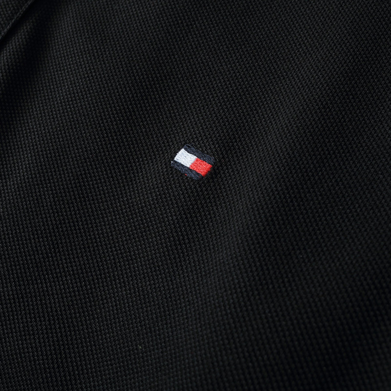 .TOMMY POLO MEN'S TSHIRT - BLACK (5)