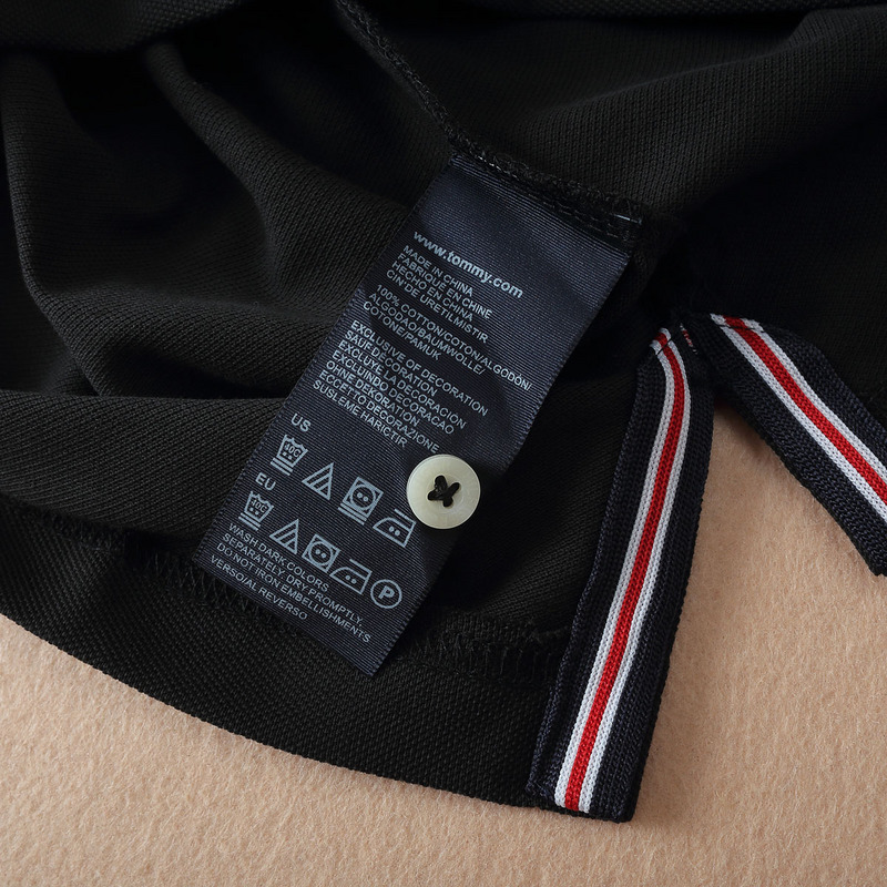 .TOMMY POLO MEN'S TSHIRT - BLACK (8)