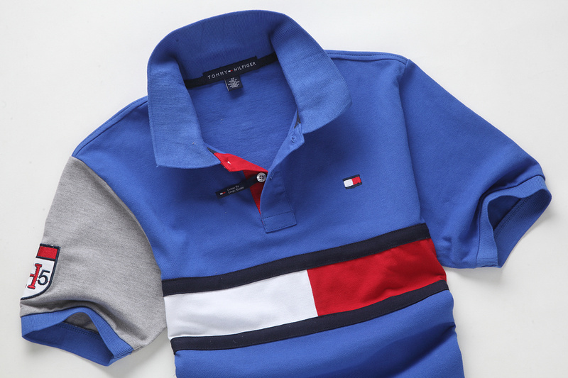 .TOMMY POLO MEN'S TSHIRT - BLUE (3)