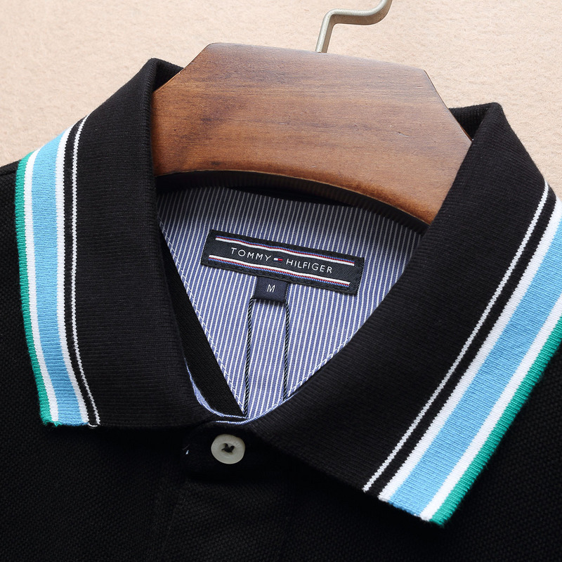 .TOMMY POLO MEN'S TSHIRT - Black (3)