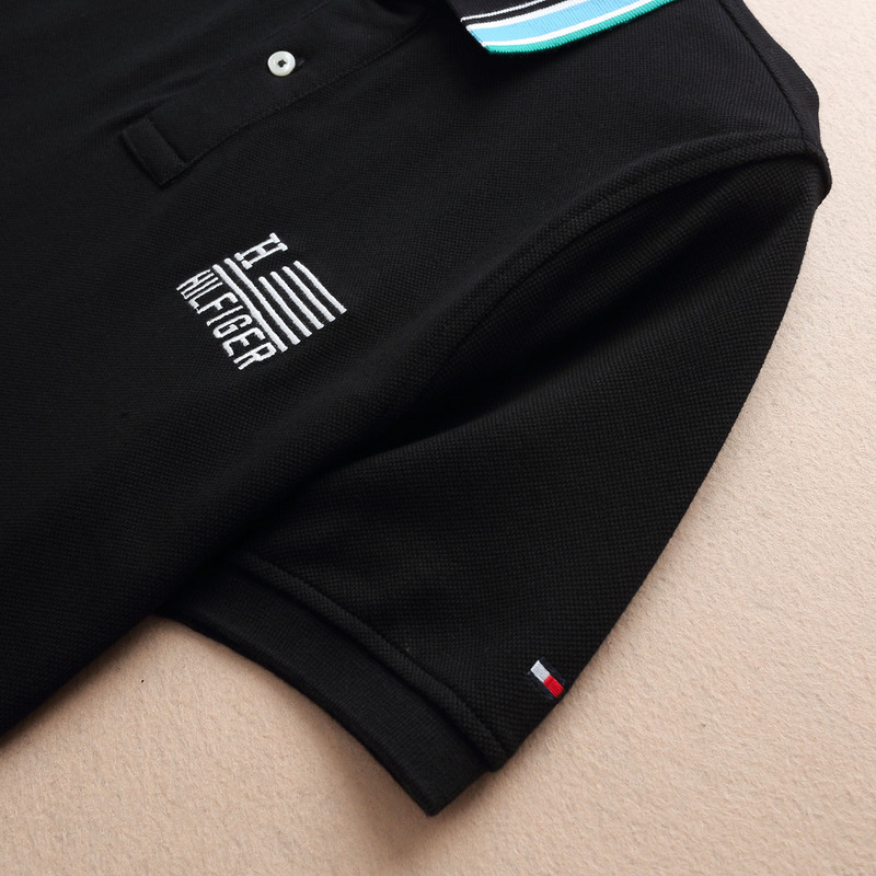 .TOMMY POLO MEN'S TSHIRT - Black (6)