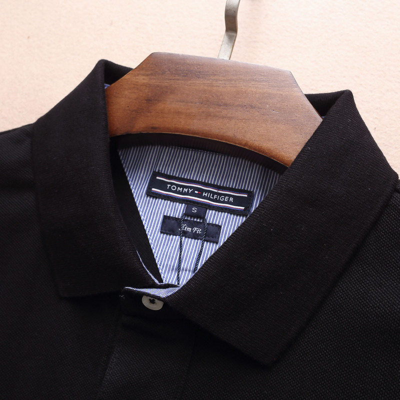 .TOMMY POLO MEN'S TSHIRT - Black (6)