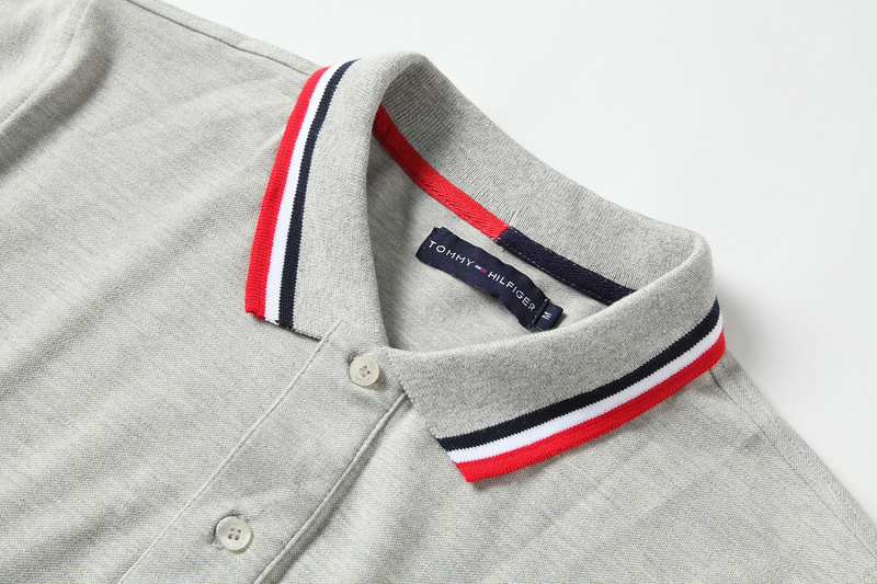 .TOMMY POLO MEN'S TSHIRT - Gray (10)