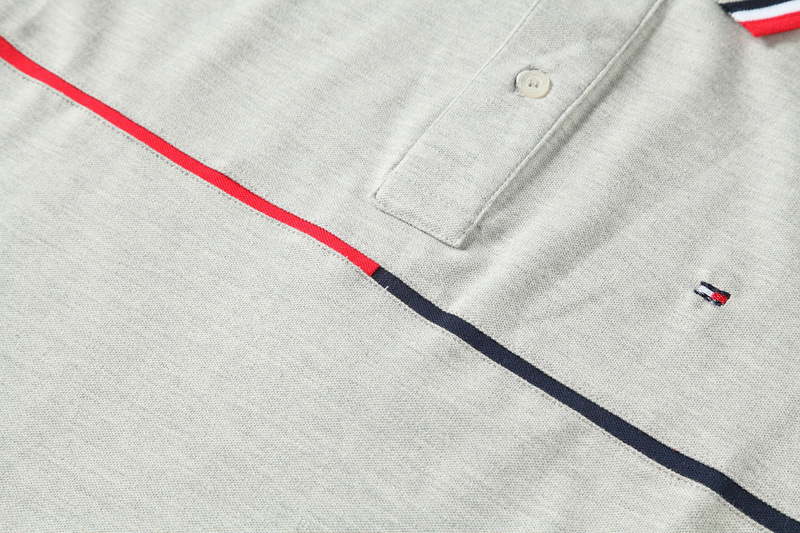 .TOMMY POLO MEN'S TSHIRT - Gray (12)