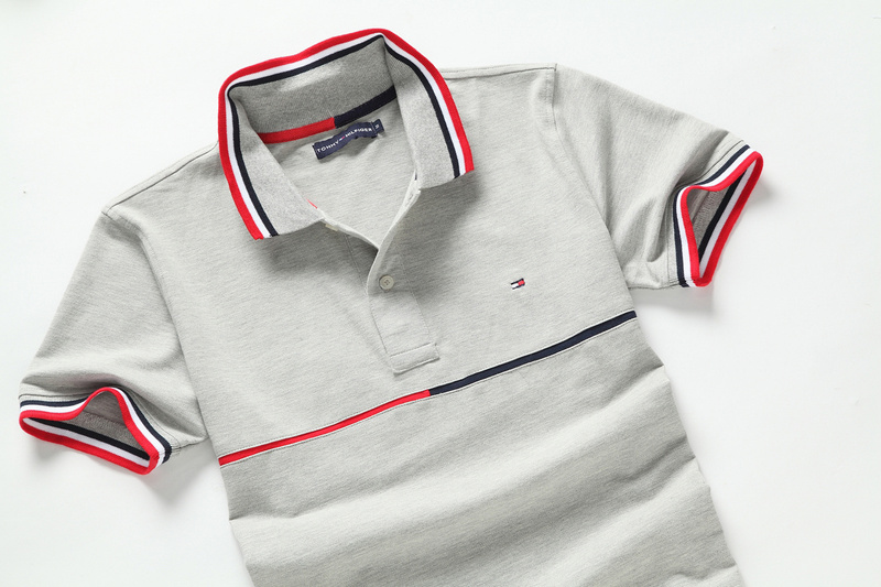 .TOMMY POLO MEN'S TSHIRT - Gray (3)