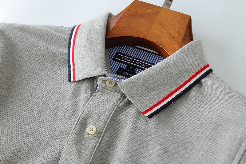 .TOMMY POLO MEN'S TSHIRT - Gray (4)