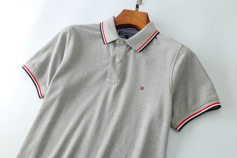 .TOMMY POLO MEN'S TSHIRT - Gray (5)