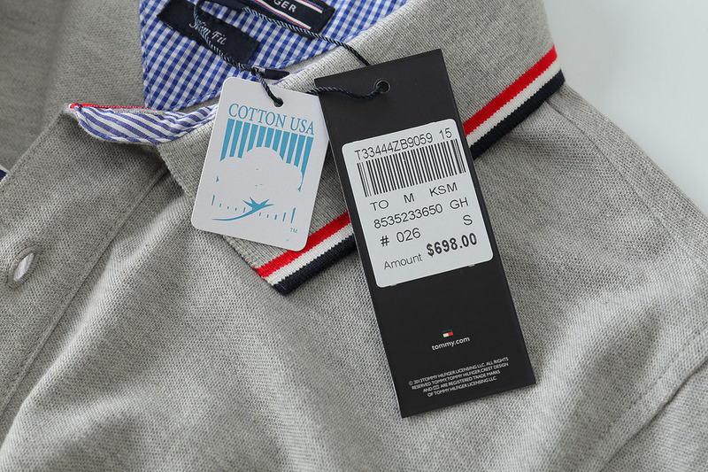 .TOMMY POLO MEN'S TSHIRT - Gray (7)