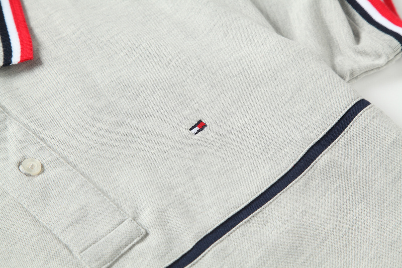 .TOMMY POLO MEN'S TSHIRT - Gray (9)