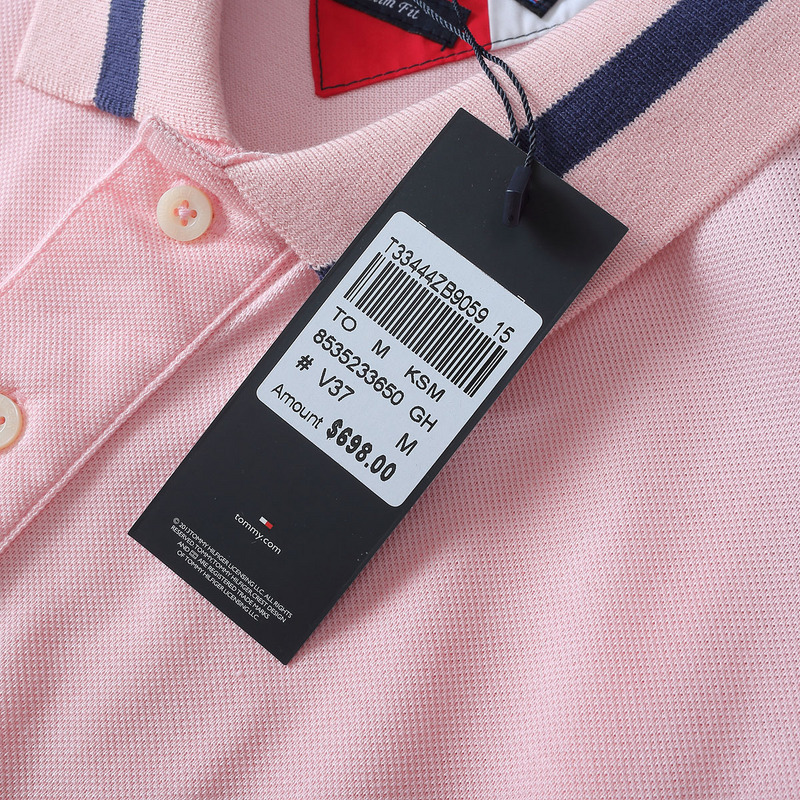 .TOMMY POLO MEN'S TSHIRT - LIGHT PINK (4)