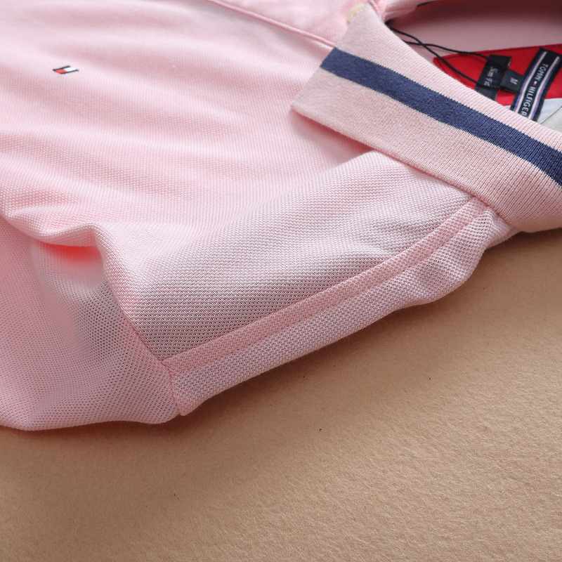 .TOMMY POLO MEN'S TSHIRT - LIGHT PINK (6)