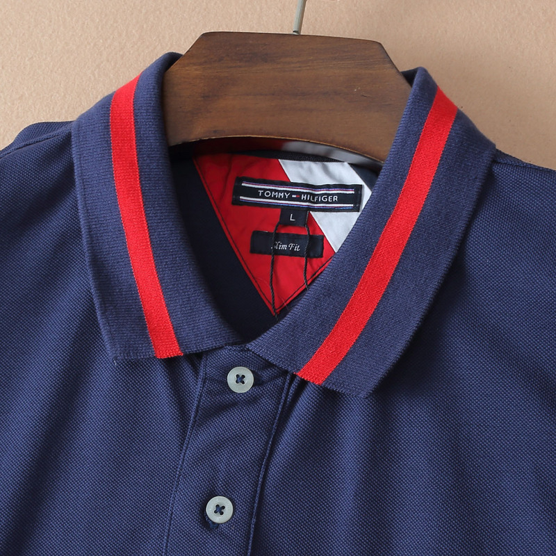 .TOMMY POLO MEN'S TSHIRT - NAVY BLUE (3)