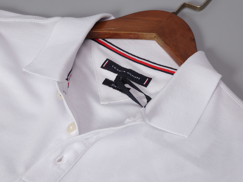 .TOMMY POLO MEN'S TSHIRT - Titan White (4)