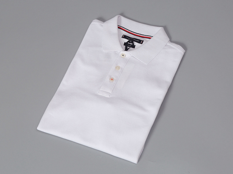 .TOMMY POLO MEN'S TSHIRT - Titan White (7)