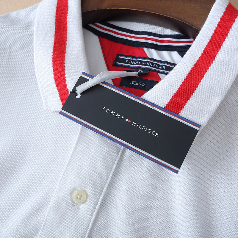 .TOMMY POLO MEN'S TSHIRT - WHITE (5)