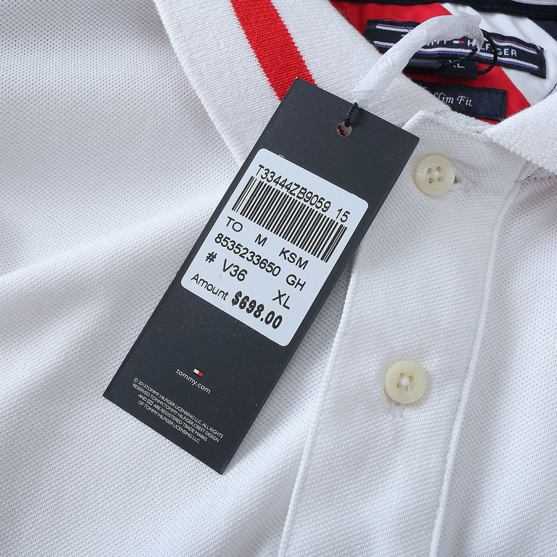 .TOMMY POLO MEN'S TSHIRT - WHITE (9)