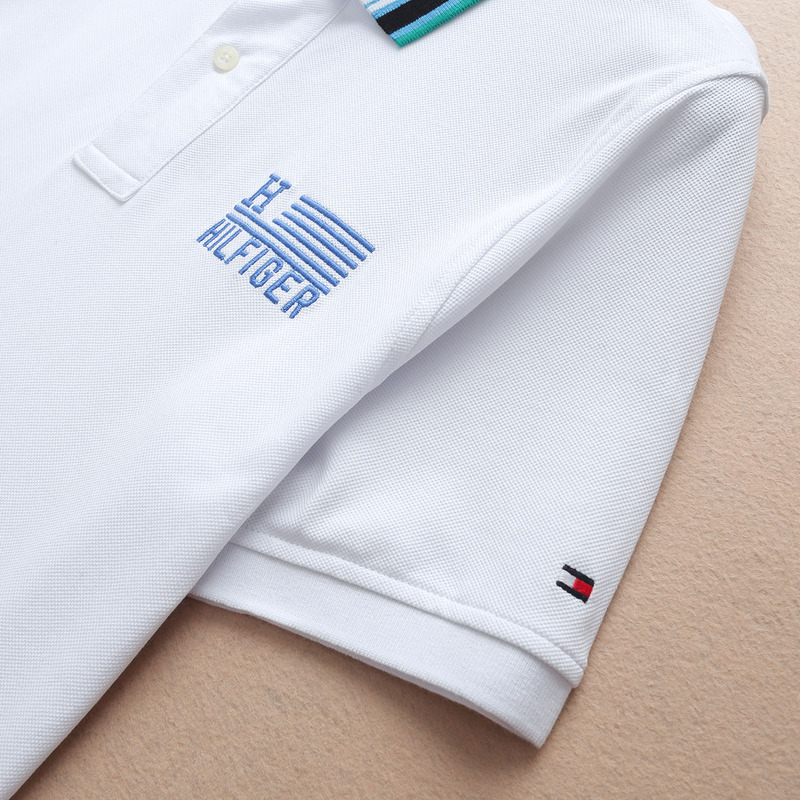 .TOMMY POLO MEN'S TSHIRT - White (6)