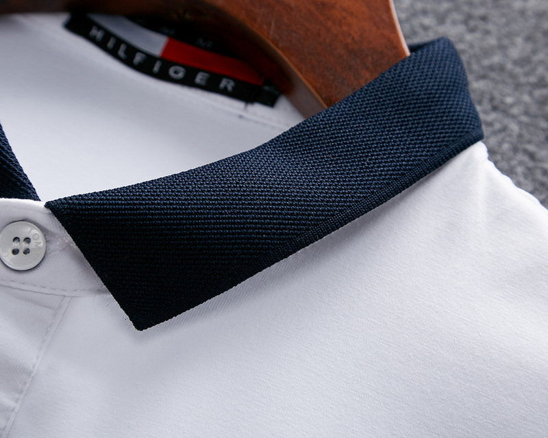 .TOMMY POLO MEN'S TSHIRT - White & Black (4)