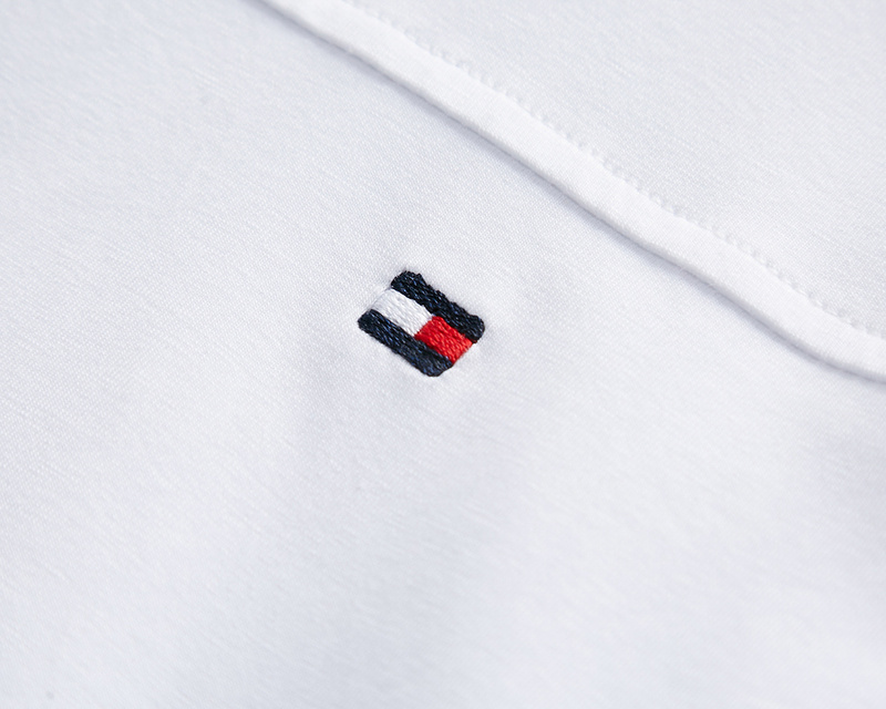 .TOMMY POLO MEN'S TSHIRT - White & Black (5)