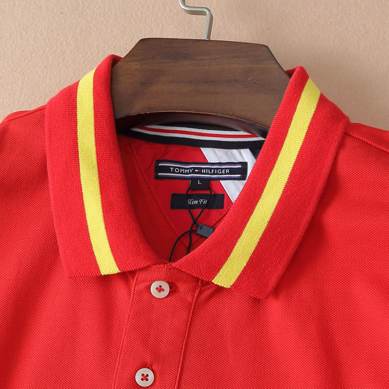 .TOMMY POLO TSHIRT - Alizarin (3)